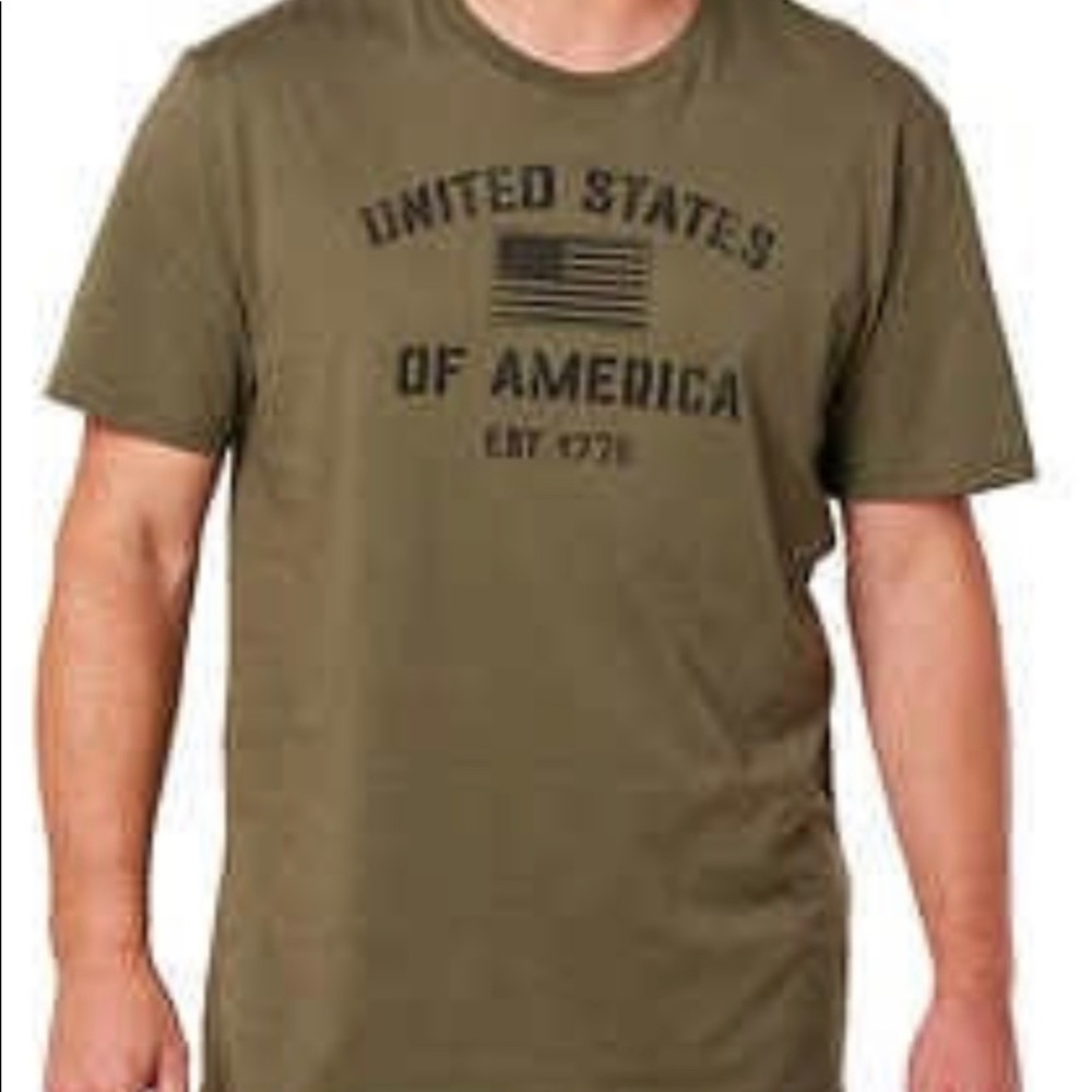 General Standard mens patriotic T-shirt, size L